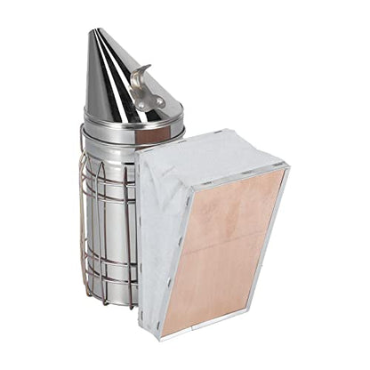 3 Piece Beehive Smoker Set Stainless Steel Smoker with Bee Brush and Scraper Beekeeper Starter Kit for Beekeeping and Colony Management