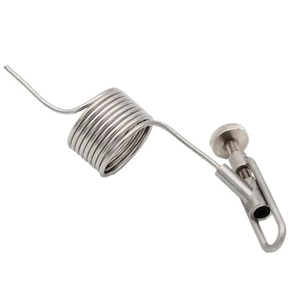 1.5" Tri Clamp Sampling Valve SS304 With Defoamer Coil – Sanitary Beer Brewing Valve for Conical Fermenter, Homebrew & Commercial Use(Coil only)