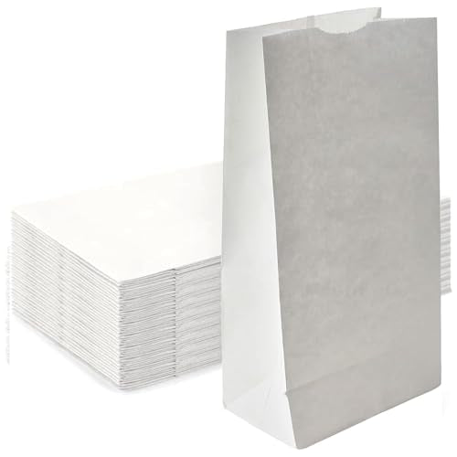 Concession Essentials White Paper Lunch Bags, 4 lb, 200 Count, for Crafts and Holiday Cookies - size: Pack of 200 Count