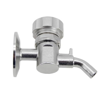 1.5"TC Sample Valve 304 Stainless Steel Sanitary Clamp Brewing Sample Valve Homebrew Conical Fermenter(B) - color: B