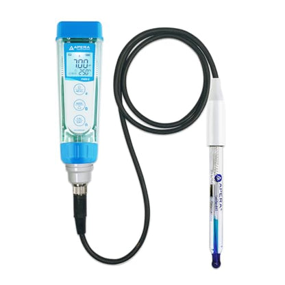 Apera Instruments PH60Z-SA Smart Handheld pH Meter Tester Kit with LabSen 845 ATC pH Electrode for Lab-Grade pH Measurement in Strong Alkaline or High Salinity Water Solutions - style: Strong Alkaline Solutions