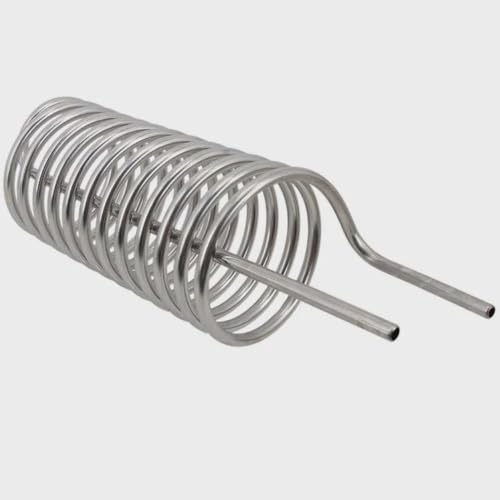 3/8" Stainless Glycol Cooling Heating Coil 15ft/4.7M Immersion Chiller for Home