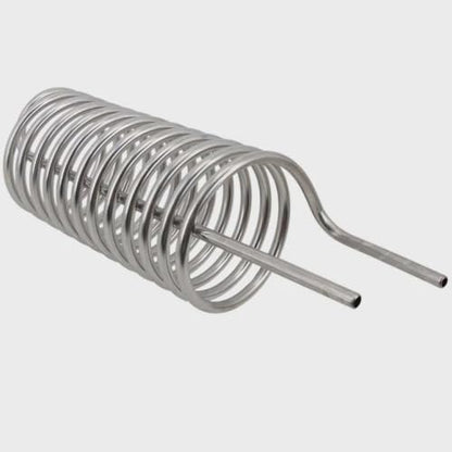 3/8" Stainless Glycol Cooling Heating Coil 15ft/4.7M Immersion Chiller for Home