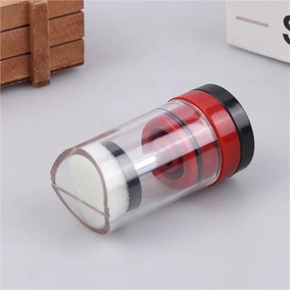 4pcs One-Handed Plastic Bee Marker Tube Catcher Cage with Plunger Plush Queen Marking Bottle with Sponge for Beekeeper Equipment
