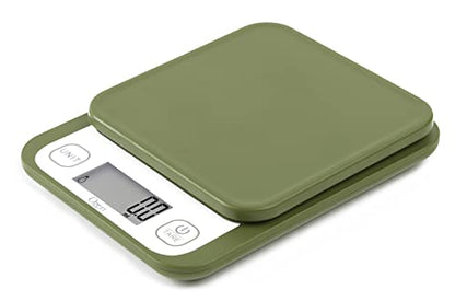 Ozeri Garden and Kitchen Scale II, with 0.1 g (0.005 oz) 420® Variable Graduation Technology® - color: Calla Green