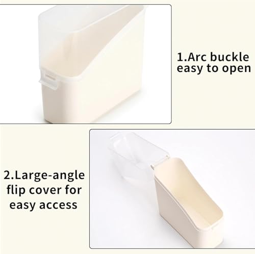 1PC Cheese Slice Storage Box - Fridge Organizer Containers for Cheese, Tea Bags, Spices- Clear Lids