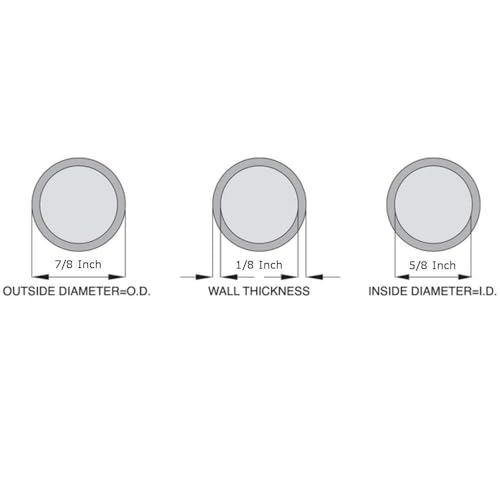 OCS Parts 5/8" ID x 7/8" OD Silicone Tubing | 10 Feet | High Temp, Food Grade Silicone Tubing for Brewing, Food, Beverage, Oils, Detergents, Liquids and Gases, Air, Plumbing, Ponds, AC and HVAC - size: 5/8" ID x 7/8" OD, style: 10 feet