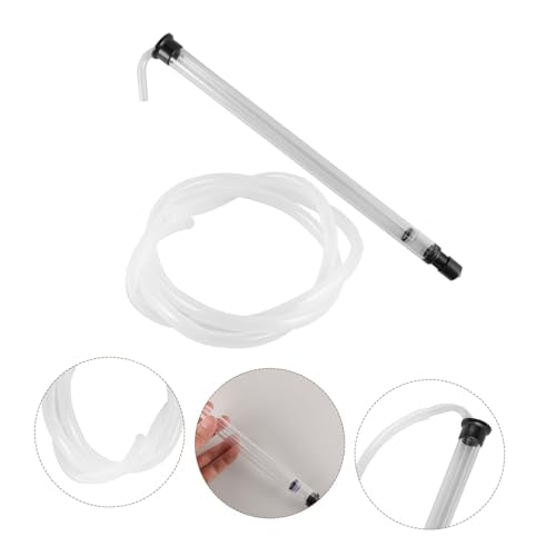 Cabilock 1Set Automatic Siphon Transfer Tool Reusable Homebrew Siphon Tubing Auto Siphon with Clear Hose for Wine Making and Liquid Transfer Design