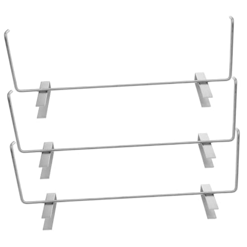 3pcs Stainless Steel Beehive Comb Rack Beekeeping Hive Tool Holder for Garden Bee Frame Support Keeping Supplies All Beekeeping Equipment Holders Beep Silver