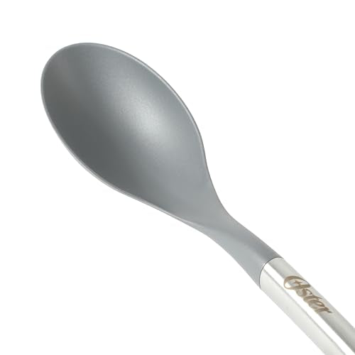 Oster Chadswyck 13.8” Cooking Spoon, Heat Resistant Silicone Head, Safe for Nonstick Cookware, Dishwasher Safe - color: Chadswyck (13.8" Spoon)