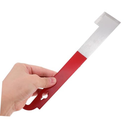 LIOOBO 3pcs Stainless Steel Beekeeping Hive Tool J Shaped Frame Lifter Scraper for Easy Hive Maintenance Essential Equipment for Beekeepers Ergonomic Grip for Effortless Use