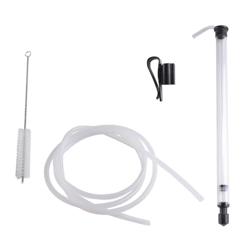 3/8In Auto Siphon Set Kit with Clamp 6.5' Ft Hose Bottling Siphoning Set Kit with Food Grade Free Plastic Tubing for Beer