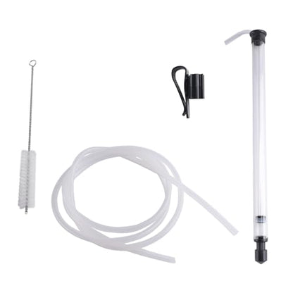 3/8In Auto Siphon Set Kit with Clamp 6.5' Ft Hose Bottling Siphoning Set Kit with Food Grade Free Plastic Tubing for Beer