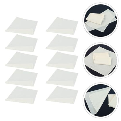 10pcs 20x20 Inch Cheese Cloths, 100-grade Hemmed Cotton Cheesecloth, Reusable and Washable Kitchen Straining Cloths for Cooking, Butter, Fruit, Nut Milk Filtering