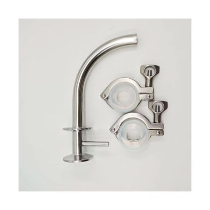 Stainless Steel 3/4" (TC50.5mm) Arm Conical Fermenter Pickup Dip Tube Home Brew Fitting Accessories(C) - color: C