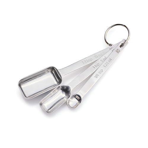 King Arthur Baking Company Spare Measuring Spoons, 18/8 Stainless Steel, 3-Piece Set, Precision Measures, For Baking And Cooking - style: Stainless Steel, 3-Piece Set