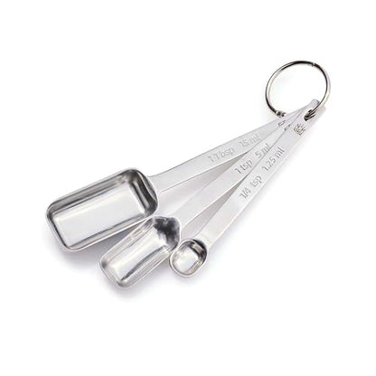 King Arthur Baking Company Spare Measuring Spoons, 18/8 Stainless Steel, 3-Piece Set, Precision Measures, For Baking And Cooking - style: Stainless Steel, 3-Piece Set