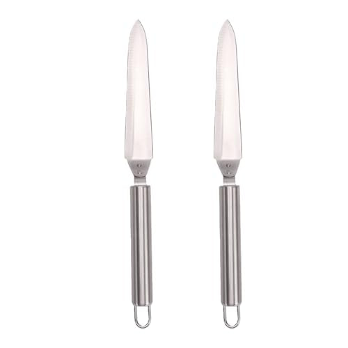 2Pcs Uncapping Knife for Honey, Stainless Steel Beekeeping Scraper Tool for Frame Uncapping, 10.8 Inch Harvesting Equipment for Apiary