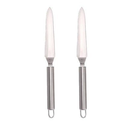 2Pcs Uncapping Knife for Honey, Stainless Steel Beekeeping Scraper Tool for Frame Uncapping, 10.8 Inch Harvesting Equipment for Apiary