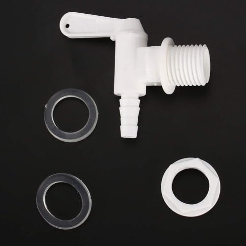 2 Pack Beer Faucet, Bottling Bucket Plastic Spigot Beer Brew Bucket Tap Faucet Replacement Spigot for Home Beer Brewing