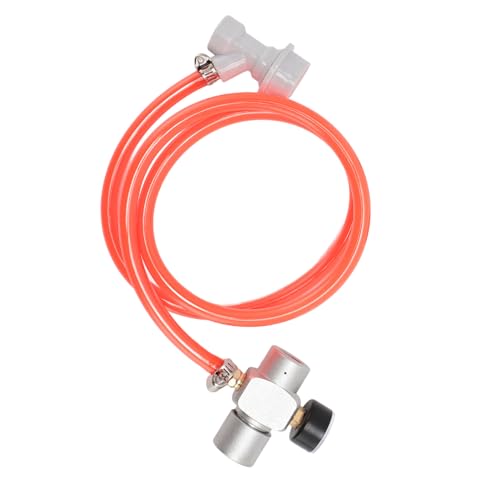 Mini Keg Regulator, Automatic Stainless Steel CO2 Pressure Regulator Beer Making Supplies With 1M Red Hose For Homebrew