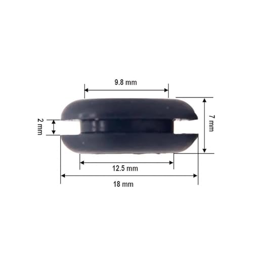 Airlock Grommet Silicone Grommets for Homebrewing - 20 Pack for Beer, Wine, Mead, Sauerkraut, and Kimchi - Black & Clear Options(Black) - size: Black
