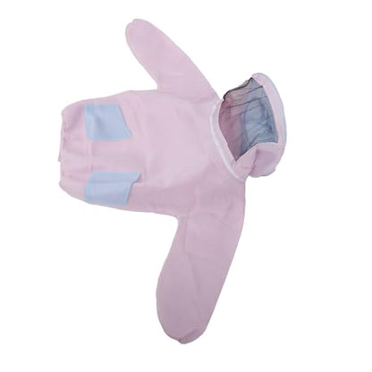 Jiawu Beekeeping Jacket, Breathable Mesh Cotton Beekeeper Jacket, Beekeeping Suit with Ventilated Face Veil and Tightened Cuffs for Women Beekeepers Prevent Stings