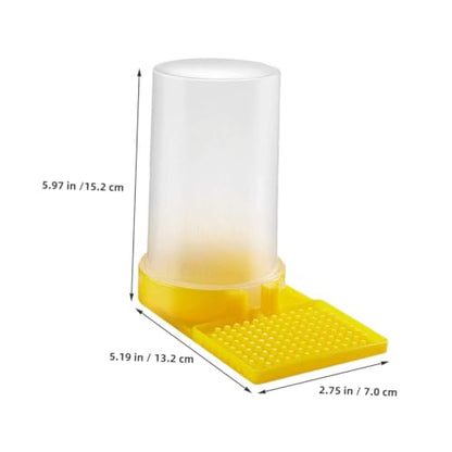 Mikikit Bee Feeder Station for Garden 4Pcs Beehive Water Feeding Cups Mesh Dish Reusable Beekeeping Supplies for Bees for Outdoor Feeding and Hydration
