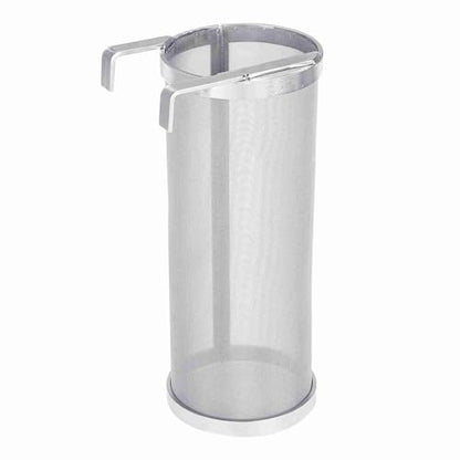 Beer Brewing Dry Hopper Filter, 300 Micron Mesh Brew Filter Stainless Steel Homemade Brew Beer Hop Mesh Filter with Hook for Home Beer Brewing 10 x 25.5cm (10 * 25.5cm)