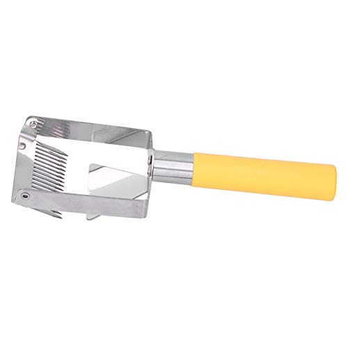 Gavigain Adjustable Honey Uncapping Fork, Stainl Steel Honey Scraper with Comfortable Handle, Beekeeping Beekeeper Equipment Tool