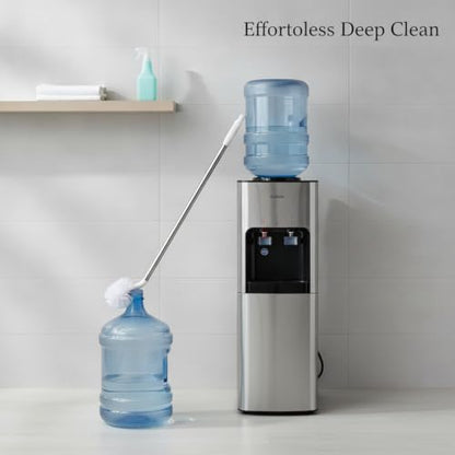 Water Barrel Cleaning Brush, Long Handle for 5 Gallon Jugs and Narrow Neck Containers (1 PC)