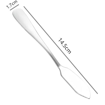 PEPAXON Butter Knife Butter Spreader Cheese Slicer Stainless Steel Ergonomic Handle 14.5x2cm