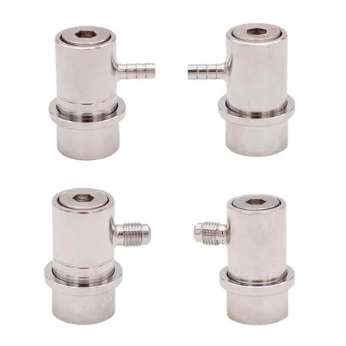 Brewing equipment Heavy Duty Stainless Steel Ball Lock Corny Keg Disconnect Gas & Liquid Cornelius Style Home Brew Beer Kegging Brewing equipment(Gas Barb) - color: Gas Barb