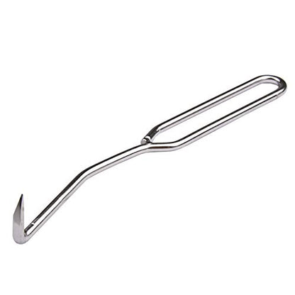 lasenersm 1 Piece Beehive Cleaning Hook Bee Hive Tool Bee Hive Frame Cleaning Tool Beehive Scraper Tool Stainless Steel Hive Scraper Tool Beekeeping Tool Beekeeping Supplies, Silver