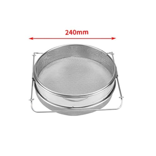 Double Layer Stainless Steel Honey Filter Sieve 40/60 Mesh Beekeeping Strainer for Honey Processing