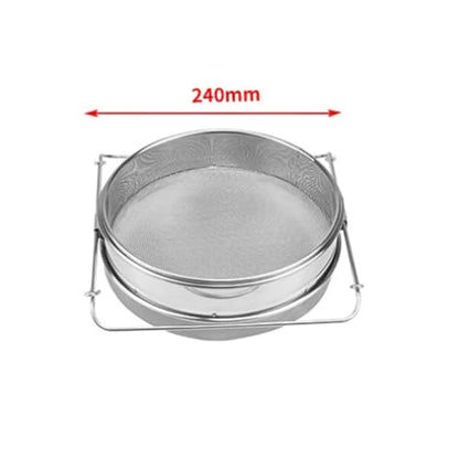 Double Layer Stainless Steel Honey Filter Sieve 40/60 Mesh Beekeeping Strainer for Honey Processing