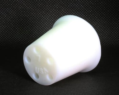 #7 Silicone Bung/Stopper for Glass 5 Gallon (20 L) Carboys - 5 Packs - Food Grade Silicone - Ventilating Bung - style: #7 Ventilating Bung