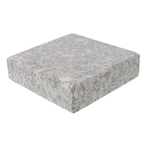 Zerodeko Vegetable Fermentation Weight Stone, Moisture Separating Press Plate for Shredded Cabbage - Fermenting Sauerkraut Pickles Accessory, 5.9x5.9x2in - color: Dark Gray
