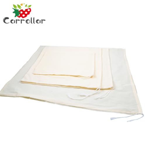 4Pack Nut Milk Bags,4 Sizes Unbleached Cotton Cheesecloth Bags,Food Strainer Bags,Reusable Muslin Strainer Bags for Yogurt,Juice,Wine,Cheese making(8x12"/12x14"/12x16"/16x22") - size: 8x12"/12x14"/12x16"/16x22"