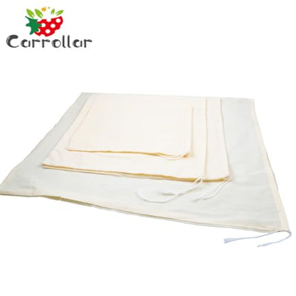 4Pack Nut Milk Bags,4 Sizes Unbleached Cotton Cheesecloth Bags,Food Strainer Bags,Reusable Muslin Strainer Bags for Yogurt,Juice,Wine,Cheese making(8x12"/12x14"/12x16"/16x22") - size: 8x12"/12x14"/12x16"/16x22"