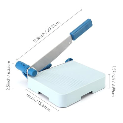 KITCHENDAO Multipurpose Cheese Slicer Cutter with Board for Arthritic and Weak Hands, Adjustable Thickness Dial for Block Cheese, Effortless Slicing, Guillotine Sausage Ham Biltong Jerky Slicer