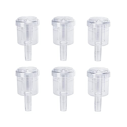 North Mountain Supply 2-Piece Airlocks for Fermentation - Airlocks for Wine Making, Brewing Beer, and Fermenting Foods - 6 Pack