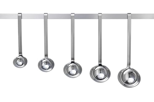 Rosle 10008 Stainless Steel Hooked Handle Ladle with Pouring Rim Serving Spoon 4.1 oz - size: 4.1-Ounce (Hooked Handle), style: Pouring