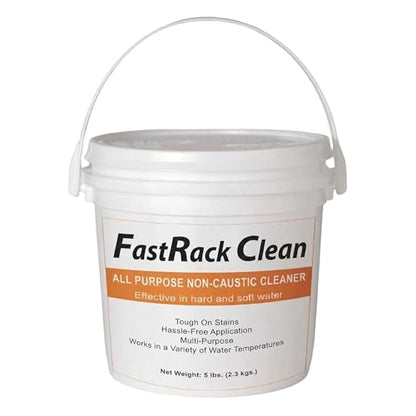 FastClean 5 lbs Non Caustic Cleaner for homebrewing and winemaking by FastRack, Alkaline Homebrew Cleaner with Powerful Formula and Hassle-free Cleanup, Ideal Cleanser for Brewing Equipment - 80 oz - size: 80 Ounce (Pack of 1)