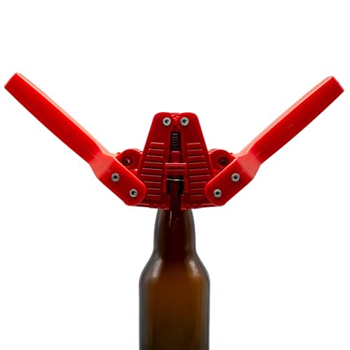 Fermentaholics Beer Bottle Capper & Lid Set – Double Wing Capping Tool & 144 Black Crown Caps – For Bottling Drinks at Home – Fits Standard Beer Bottles, Homebrew, 12 oz & Bombers with 26mm Opening - size: Bottle Capper Lid Set and 144 Black Crown Caps