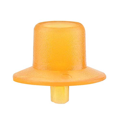 BRRNOO Beekeeping Supplies, 50 Pack Plastic Queen Grafting Cells for Beekeepers Reusable Hive Management Tools for Apiculture, 0.74 x 0.63 Inches, Orange