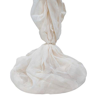 Organic Cheesecloth for Straining - 100% Natural Unbleached Fine Cheesecloth - Perfect for Making Cheese, Queso, Paneer, Idly - Food Grade Muslin, Washable & Reusable Gauze Fabric (36"x36")
