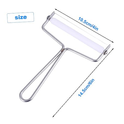 Cabilock 6 Pcs Butter Scraper Steel Cheese Scraper Wire Cheese Cutter Butter Churner Cream Knife Wire Cutters Food Scraper Cheese Slicer Wire Cheese Wire Cheese It Bread Making Tool Silver - color: Silverx3pcs, size: 14.5X10.5 CMx3pcs