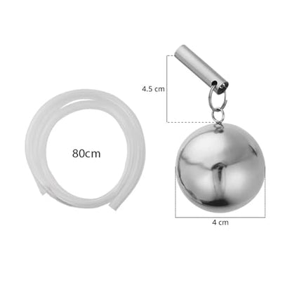 Home Brewing Carbonation Lid with Floating Ball,80cm Dip Tube & Carbonation Keg Lid with Pressure Relief Valve for Fermenter/Corny Keg Brewing Accessories
