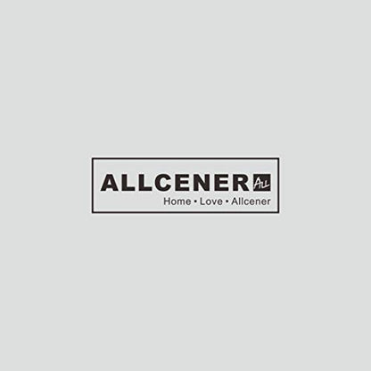 ALLCENER Countertop Bottle Rack, Tabletop Wood Bottle Holder, Hold 6 Bottles, Perfect for Home Decor & Kitchen Storage Rack, Bar, Cellar, Cabinet, Pantry, etc, Wood & Metal (Bronze)
